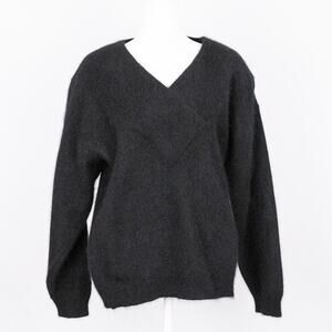 Vintage 80s 90s Lambswool & Angora Sweater by Autograph American Clothing MEDIUM